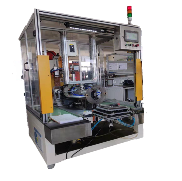 雙工位卡箍自動焊接機,抱箍自動焊接工作站