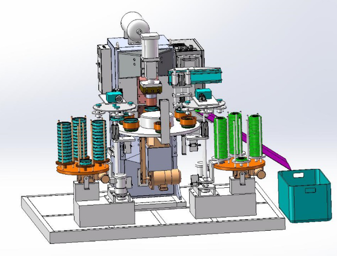 水泵葉輪自動(dòng)焊接流水線