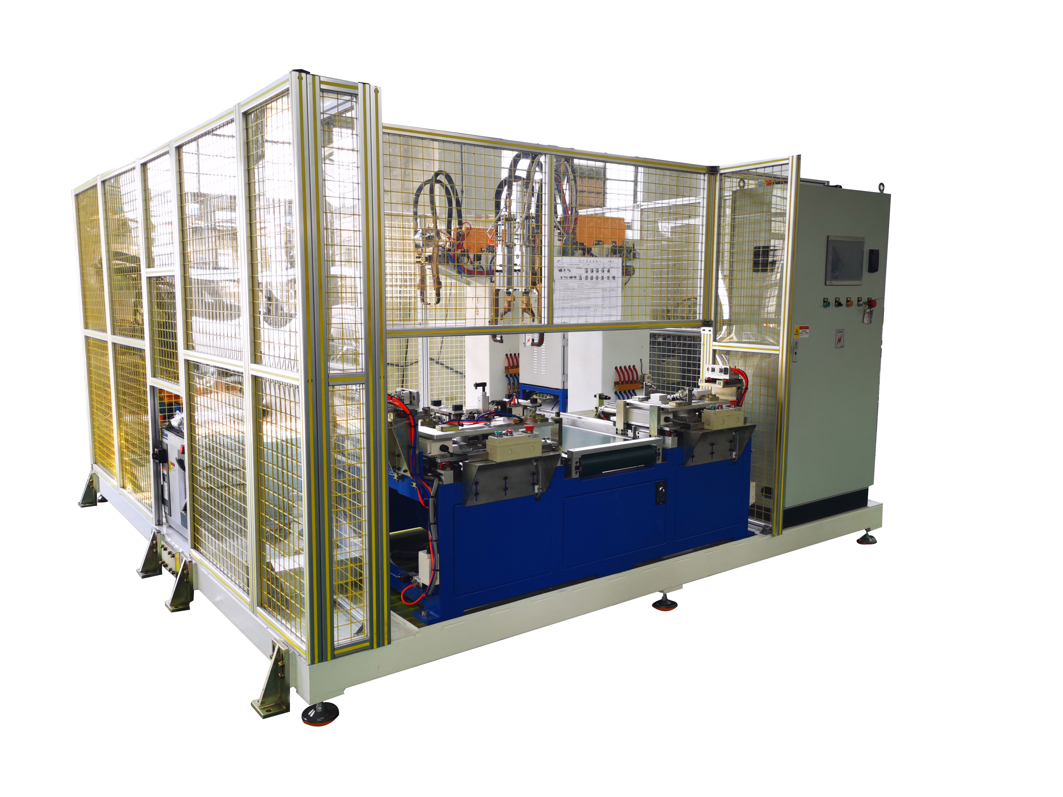 重型卡車座椅支架自動(dòng)焊接工作站定制項(xiàng)目介紹