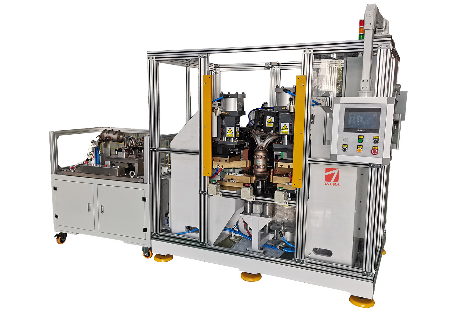 排氣管支架螺栓雙頭點焊機定制項目介紹