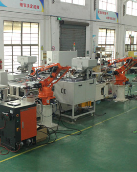 空調(diào)外機(jī)底板掛耳自動點(diǎn)焊生產(chǎn)線