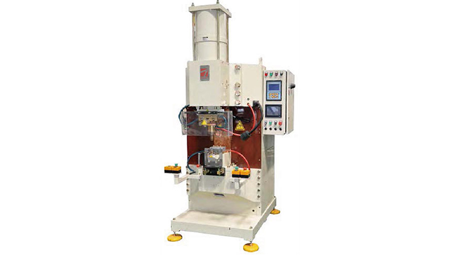 壓縮機吸氣管環(huán)凸焊機