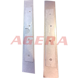 高強(qiáng)鋼鋁硅涂層補丁板點焊樣品