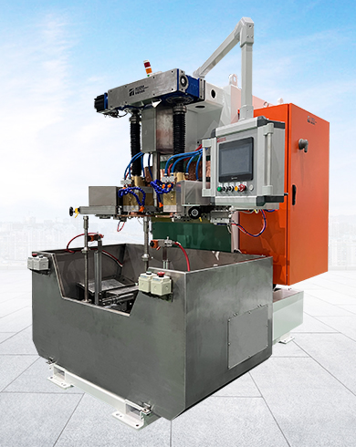 雙工位減振器下端貯液筒縫焊機