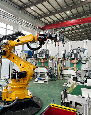 橫梁總成凸焊工作站